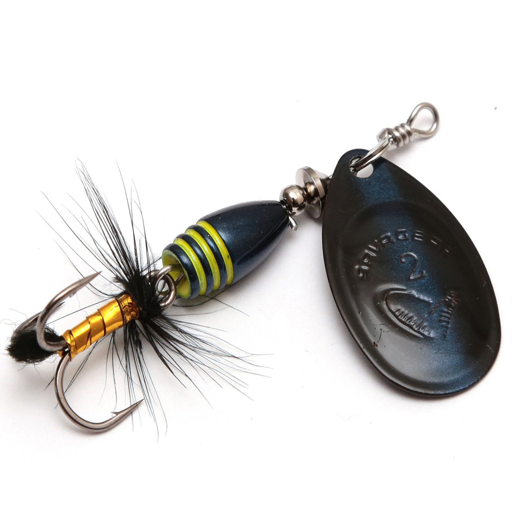 Блешня SAVAGE GEAR Rotex Spinner #2 5.5g BLACK PURPLE (44866
