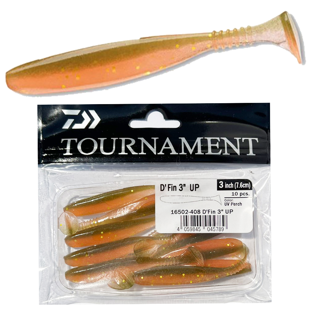 Силікон Daiwa TN D'Fin 7.5см UP (10шт)16502-408 - CarpDream