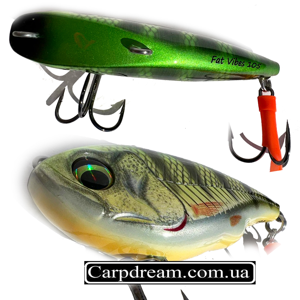 Savage Gear FAT VIBES XL 12.5cm 90g SINKING Perch (1608975